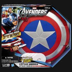Hasbro Nerf Power Moves Marvel Avengers Captain America Schild Attacke 